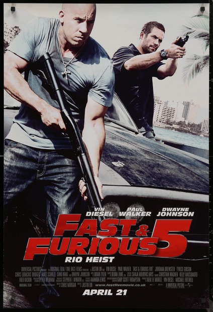fast five movie poster
