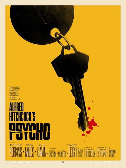 psycho original movie poster
