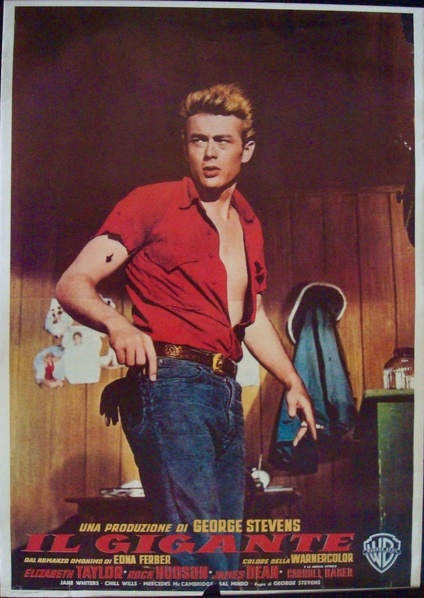 giant movie poster james dean