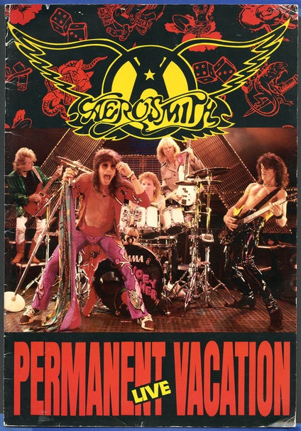 Aerosmith Permanent Vacation Tour Program Music Posters Limited Runs