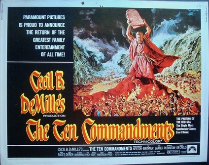 the ten commandments movie poster