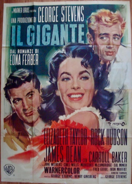 giant movie poster james dean