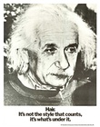 Einstein, Hairt.  It's not the style …