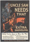 Uncle Sam Needs That Extra Shovelful