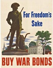 For Freedom's Sake Buy War Bonds