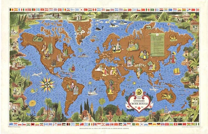 100 Years of the Red Cross World Map