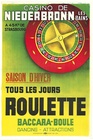 CASINO DE NIEDERBRONN Les Bains ROULETTE