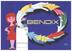 BENDIX, original French mid century poster