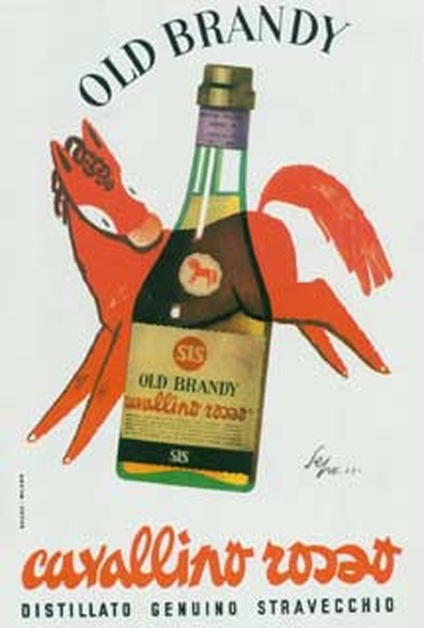 Old Brandy cavallino rosso