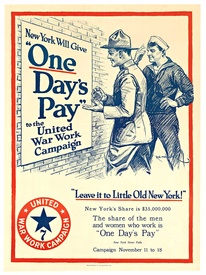 One Days Pay - United War Work Campaign