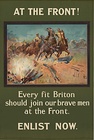 AT THE FRONT!  Every fit Briton