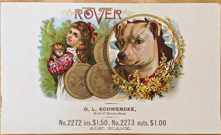 Rover Cigar Box Label