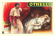 Othello (and Desdemona)  theater poster