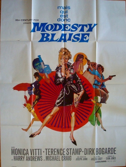 Modesty Blaise | French Grande | Movie Posters | Limited Runs