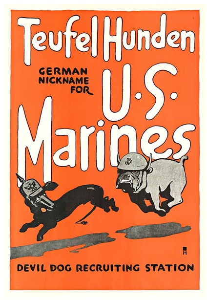 U. S. MARINES TEUFEL HUNDEN (Devil Dogs)