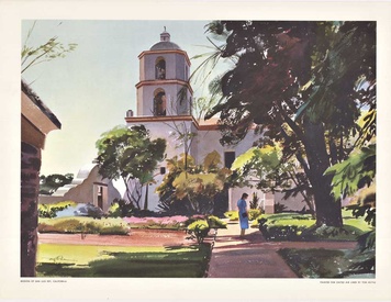 MISSION OF SAN LUIS REY, CALIFORNIA