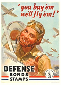 'You buy 'em  We'll fly 'em! Defense Bonds