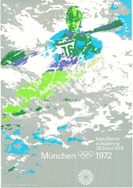 Munich 1972 Olympics  white warter rafting