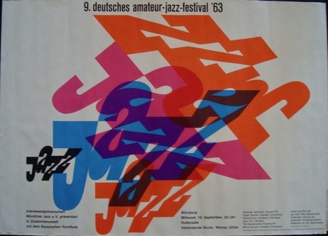 9th German Jazz Amateur Festival: Wurburg 1963 | Music Posters ...