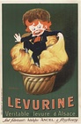 Levurine original vintage French cooking poster