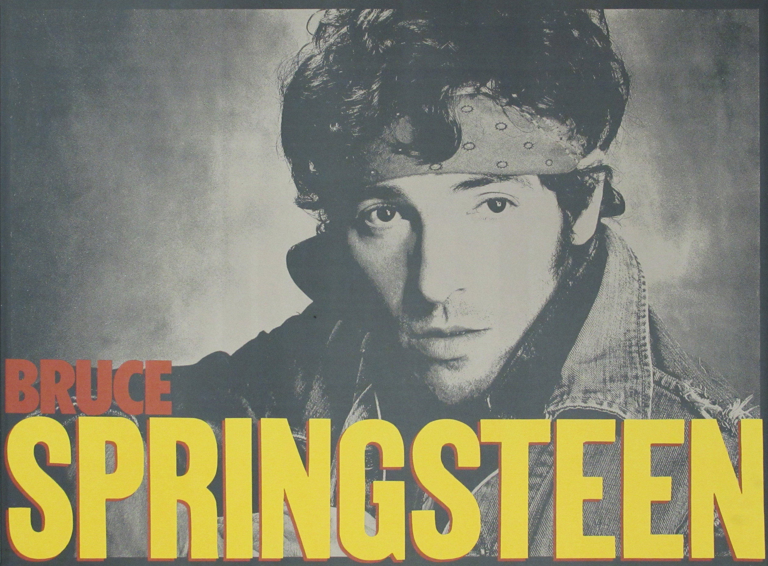 Bruce Springsteen Original Promotional Poster