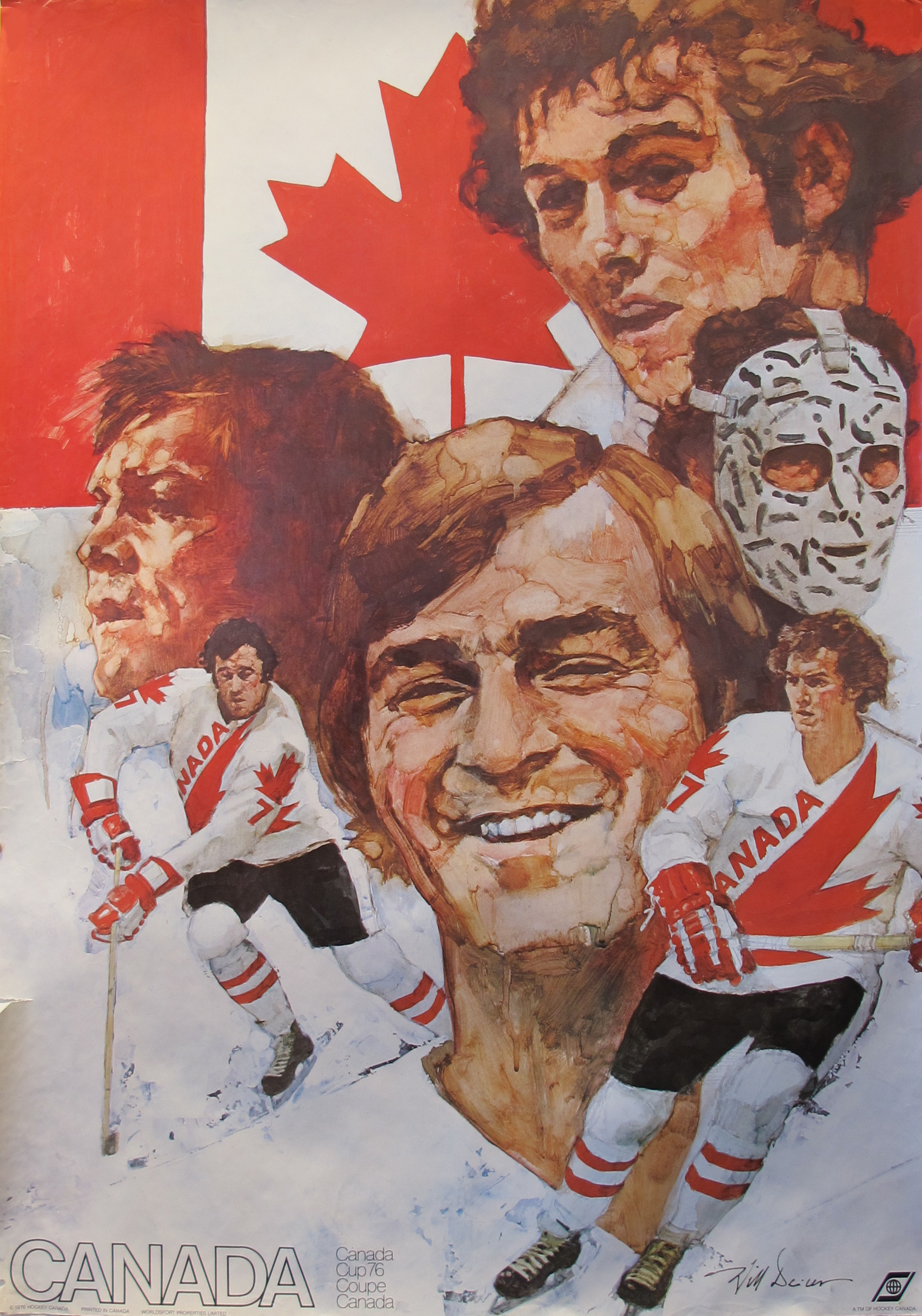 Canada Cup Poster, World Series of Hockey, Team Canada