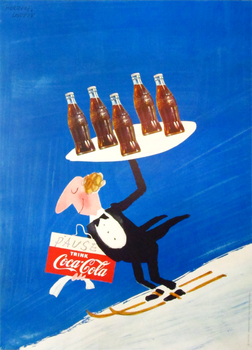 Coca-Cola (waiter on skiis)