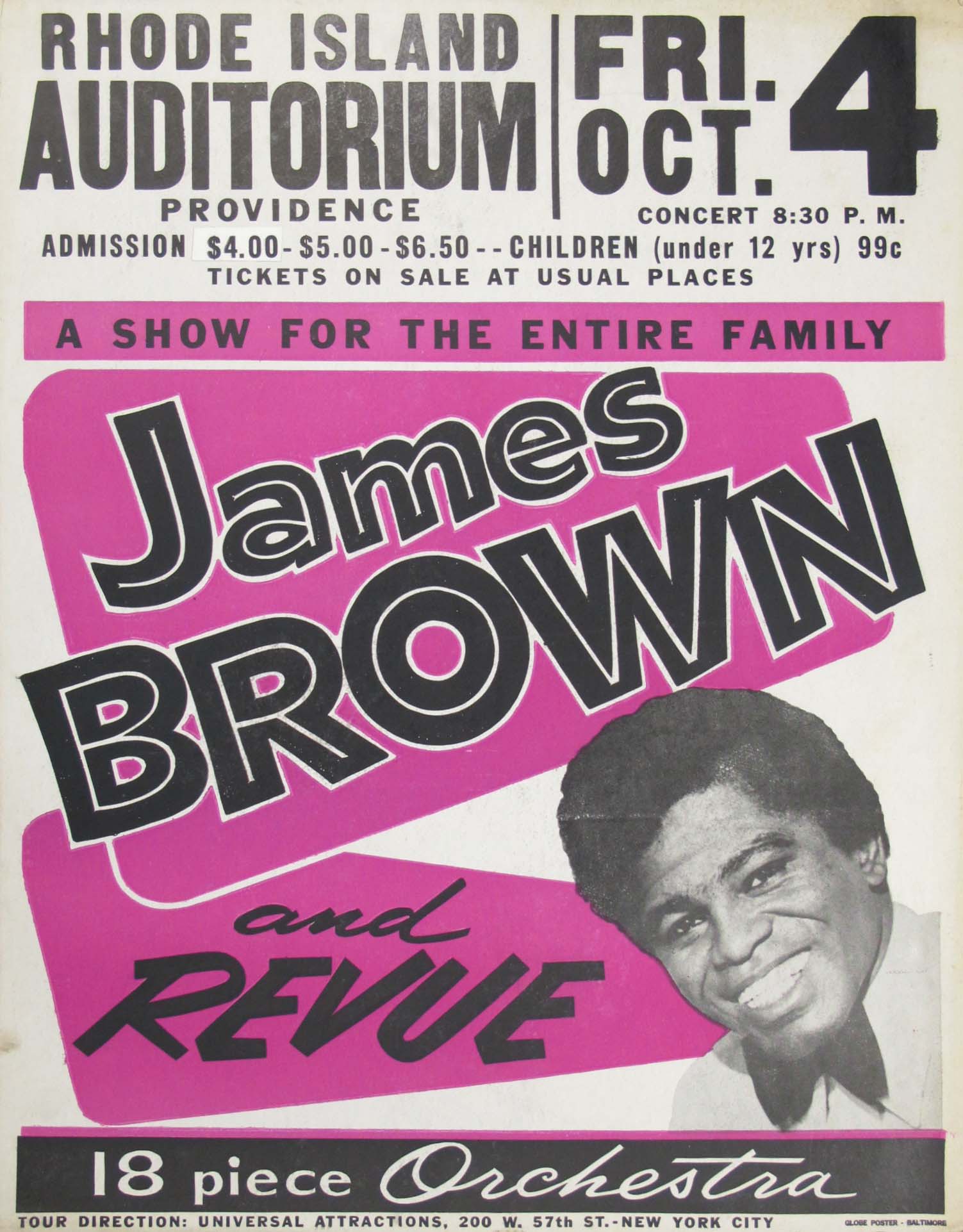 James Brown Concert Poster