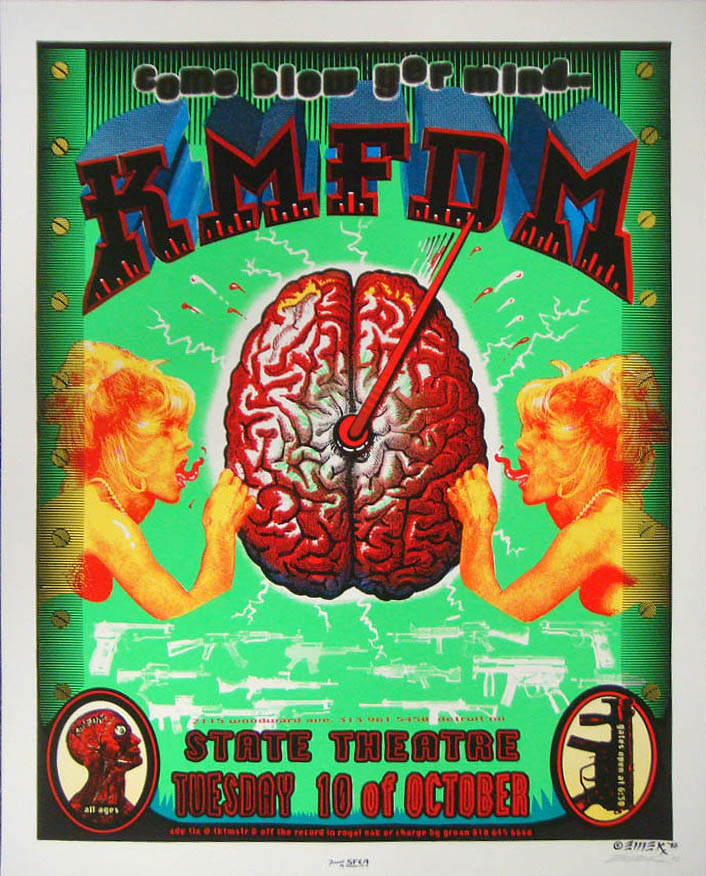 KMFDM Concert Poster