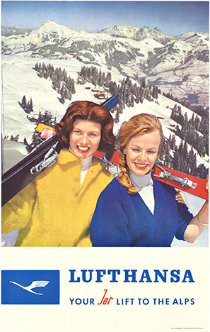 Lufthansa (Ski) Lift to the Alps