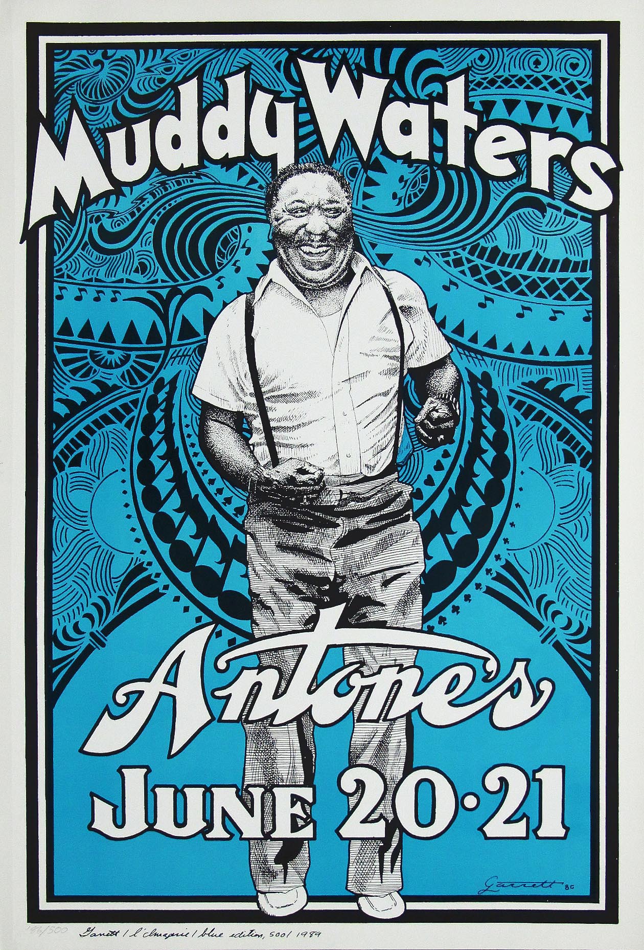 Muddy Waters Original Concert Poster Limited Runs