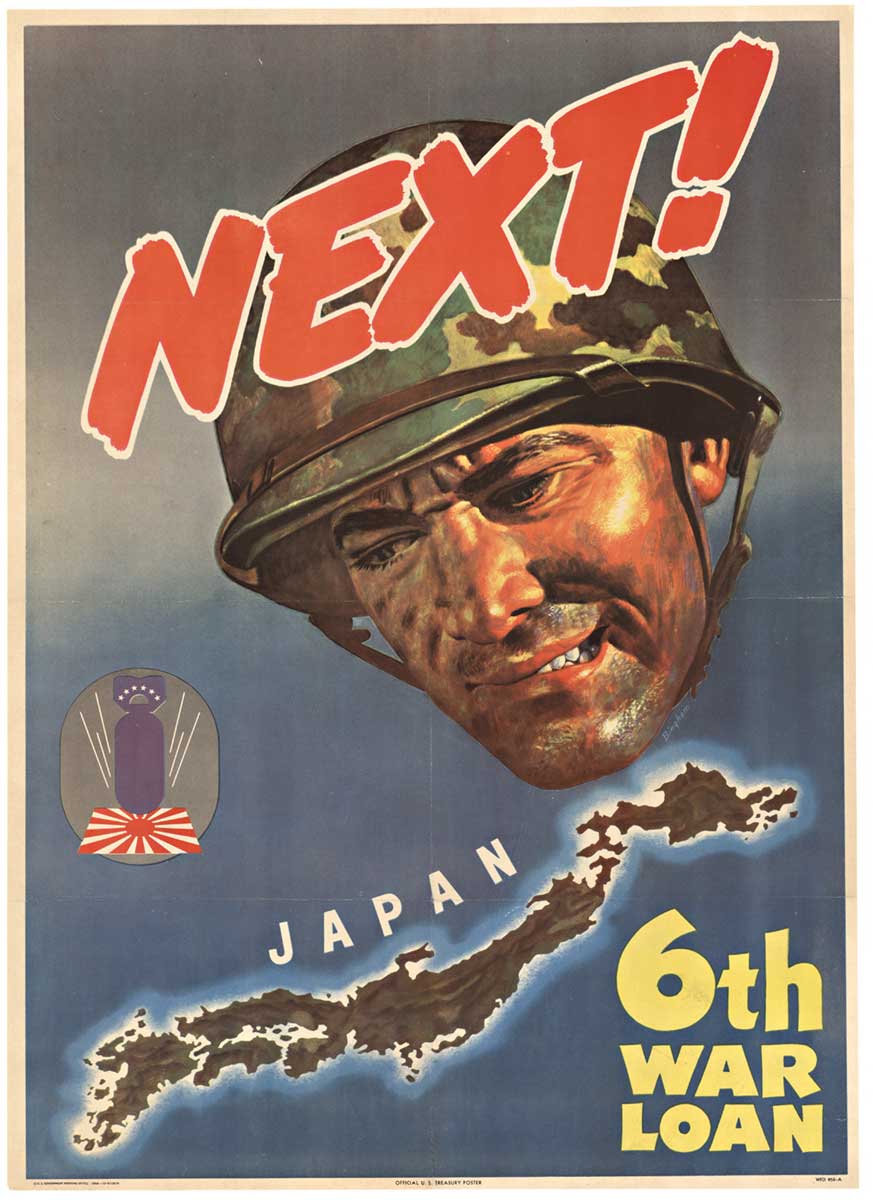 Next! Japan 6th War Loan | Linen backed