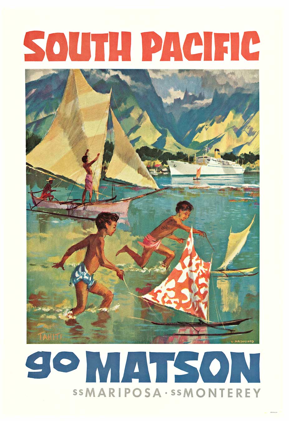 SOUTH PACIFIC go MATSON - Tahiti