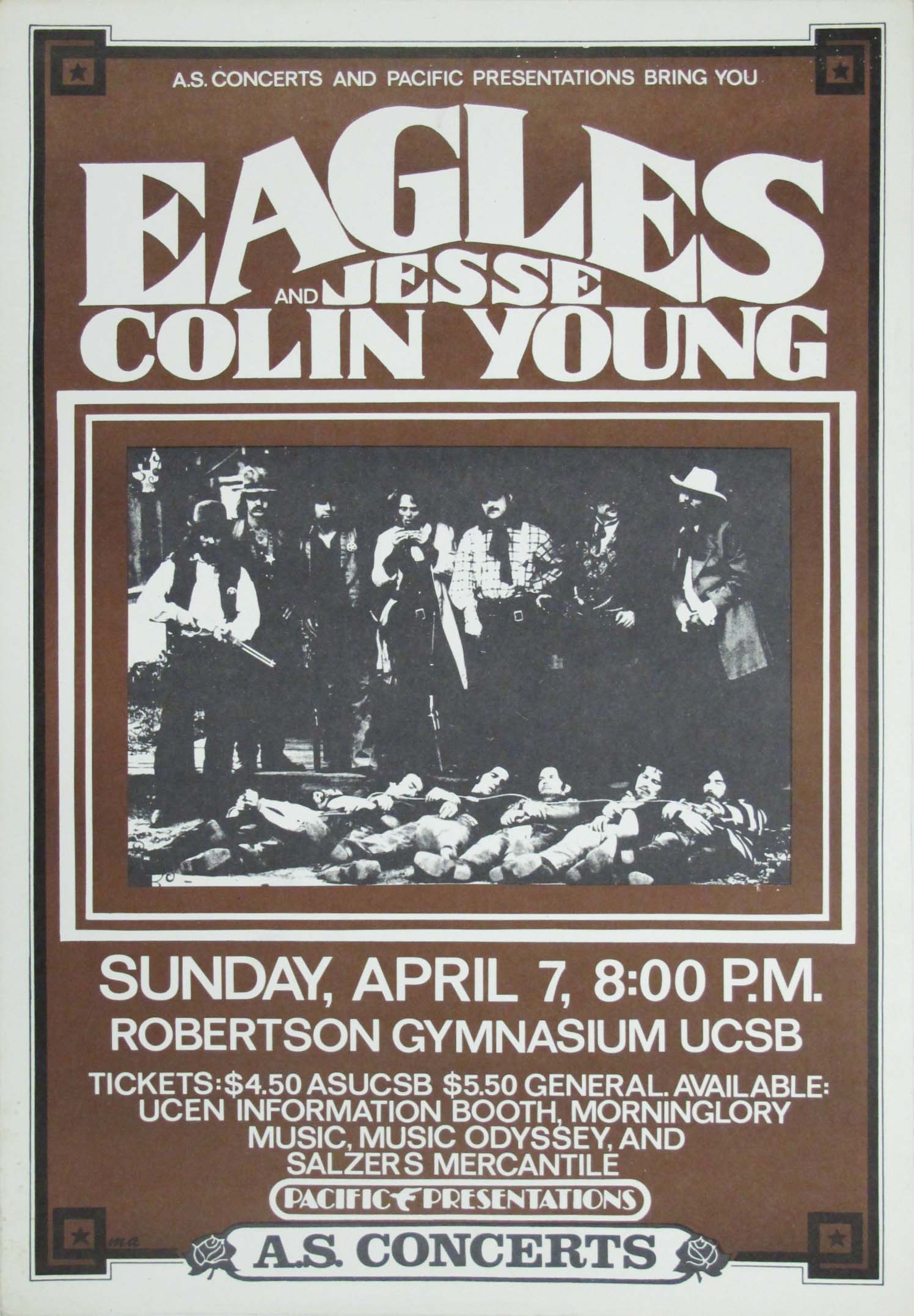 the eagles concert poster limited runs