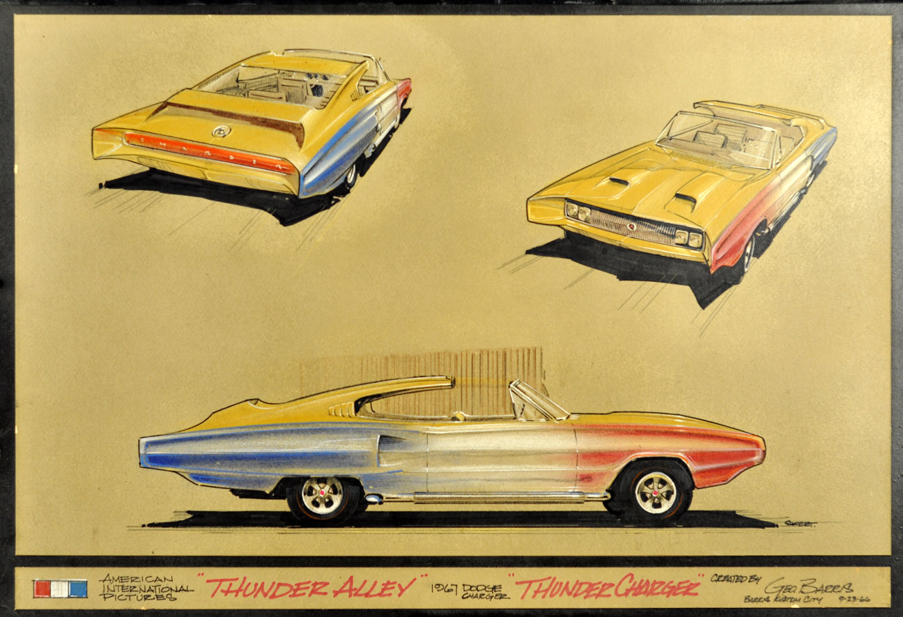 Thunder Alley Movie Concept Car Art