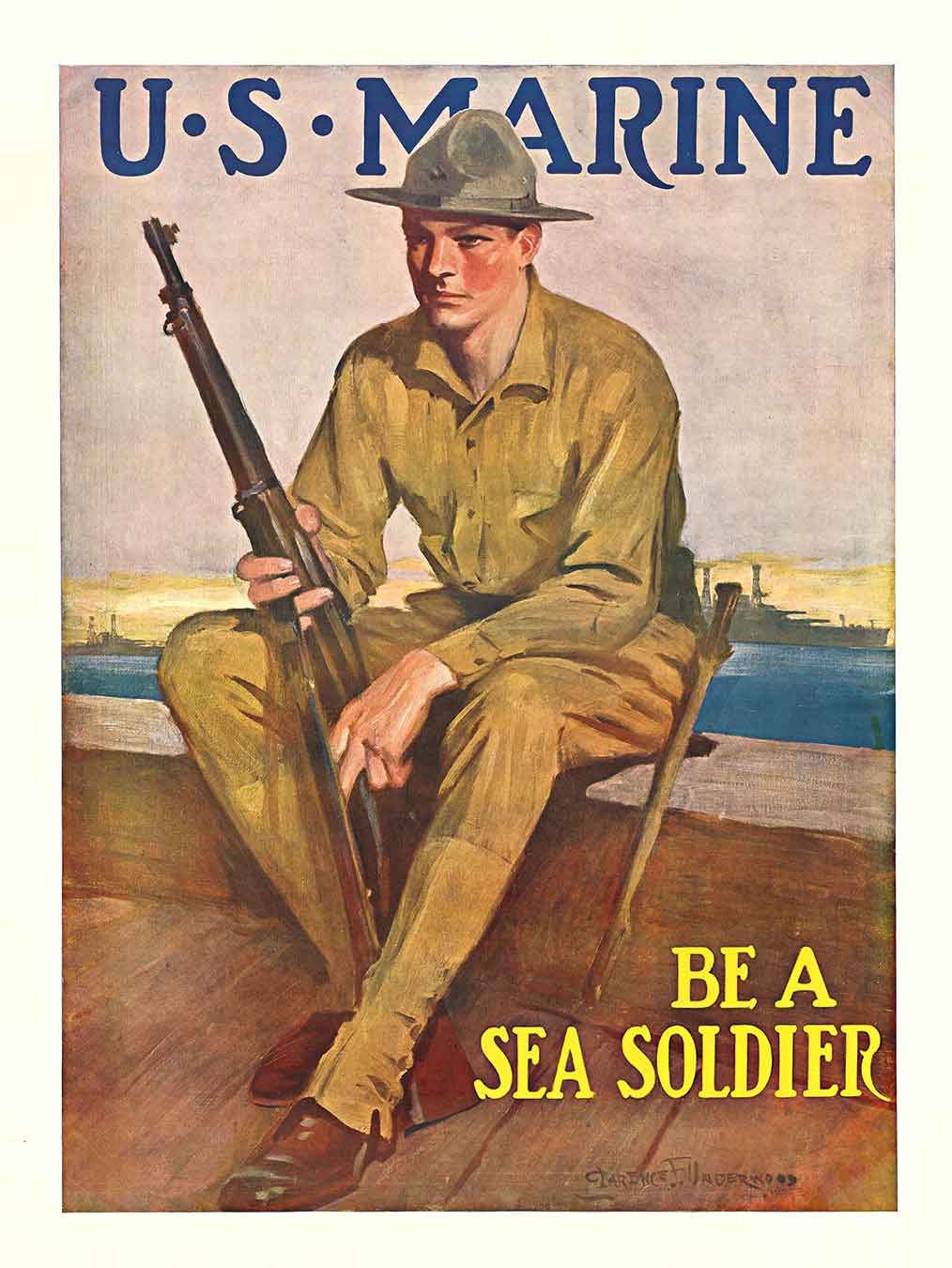 U. S.  MARINES Be a Sea Soldier